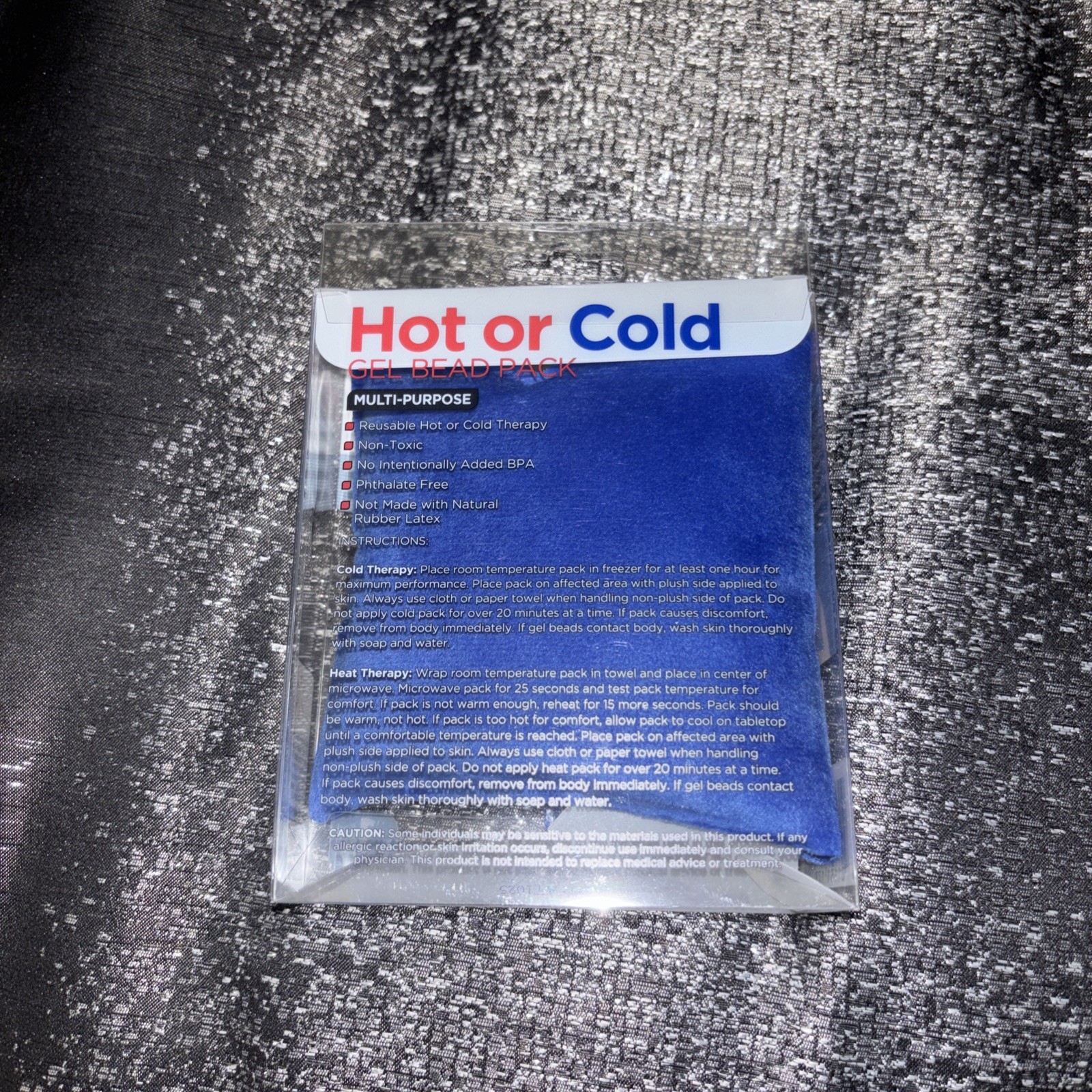 Equate Multi-Purpose Hot or Cold Gel Bead Pack, 4.5" x 7.75"