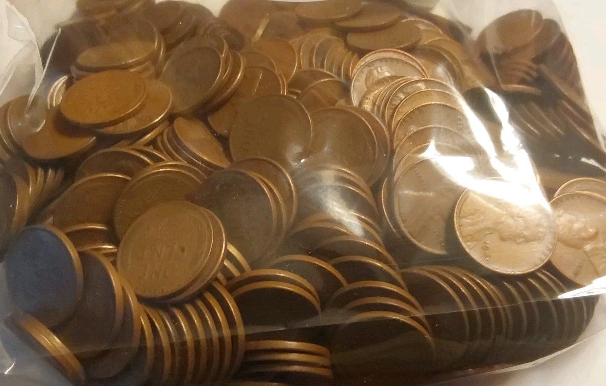$7.20 Face Unsearched Lincoln Wheat Cent Seven Hundred Twenty Coins 1909-58