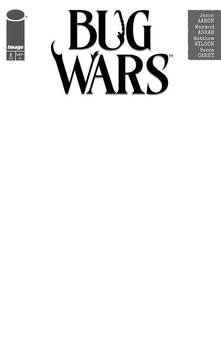 Bug Wars #1 Blank Sketch Variant Cover C