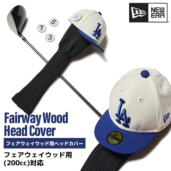 New Era Golf  FW  Headcover 220cc 59FIFTY Style Los Angeles Dodgers  in  JAPAN