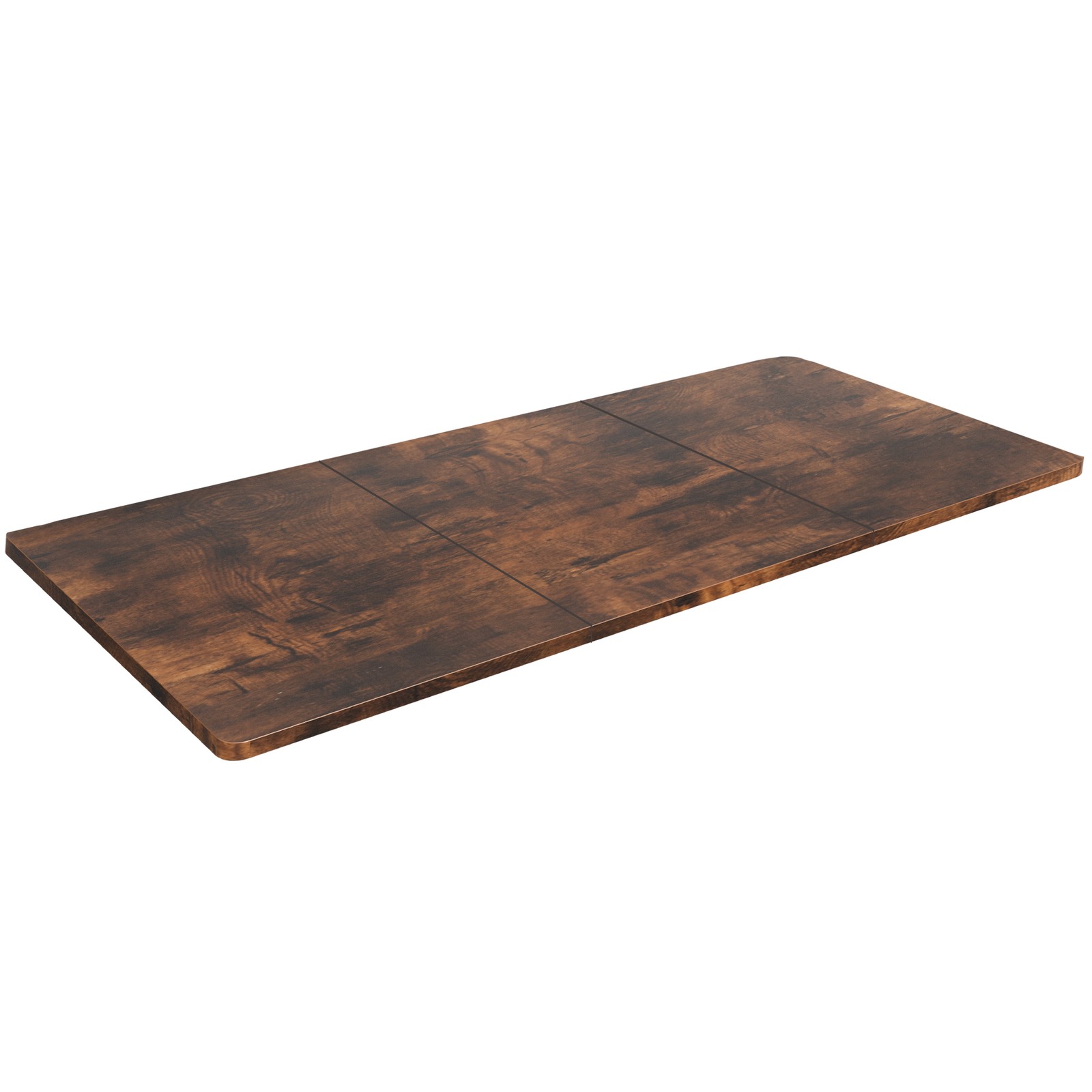VIVO Vintage Brown 83 x 30 inch Universal Table Top for Sit to Stand Desk Frames