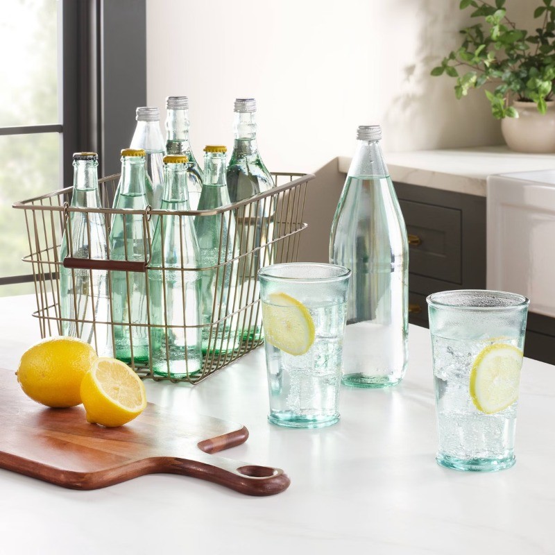 Pantry Brass Wire Storage Basket
