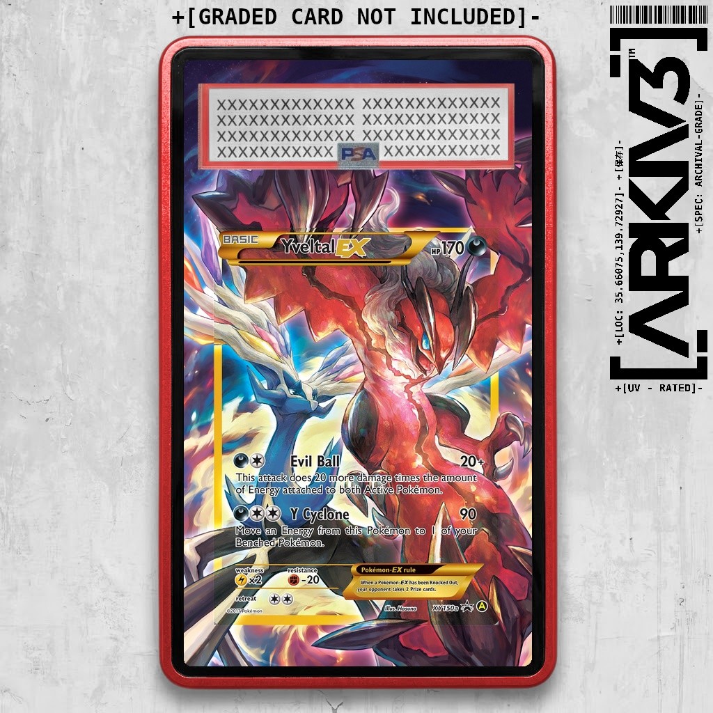 PSA/TAG Yveltal EX (XY150a) Extended Art Graded Case