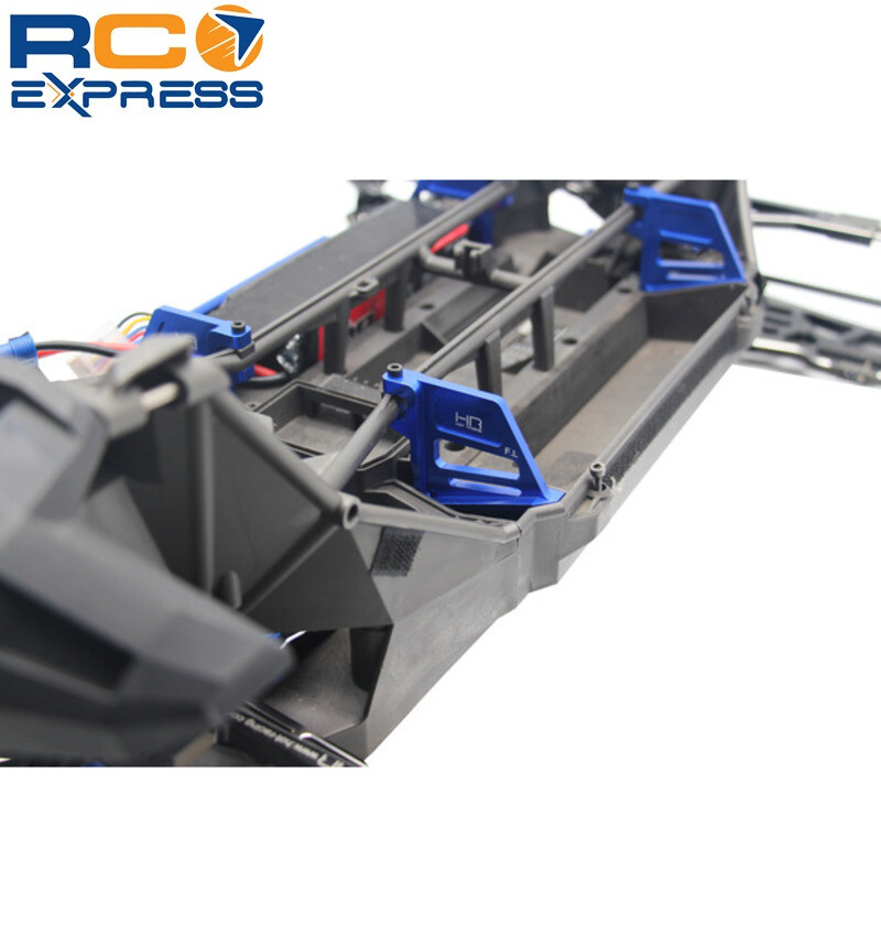 Hot Racing Traxxas Xmaxx 30mm Straps Aluminum Tall Battery Hold-Downs XMX126M06