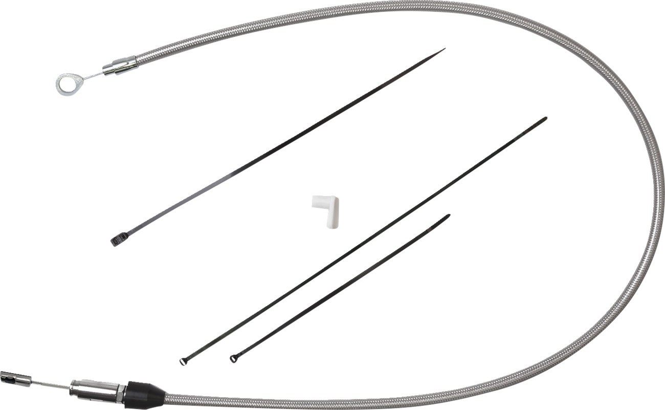DRAG SPECIALTIES 5323410HE Quick Connect Clutch Cable - Upper - 44" - Stainless