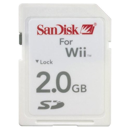 SanDisk Gaming Sdtm 2GB SDSDG-2048-A11 For Wii Memory Card Expansion 3E