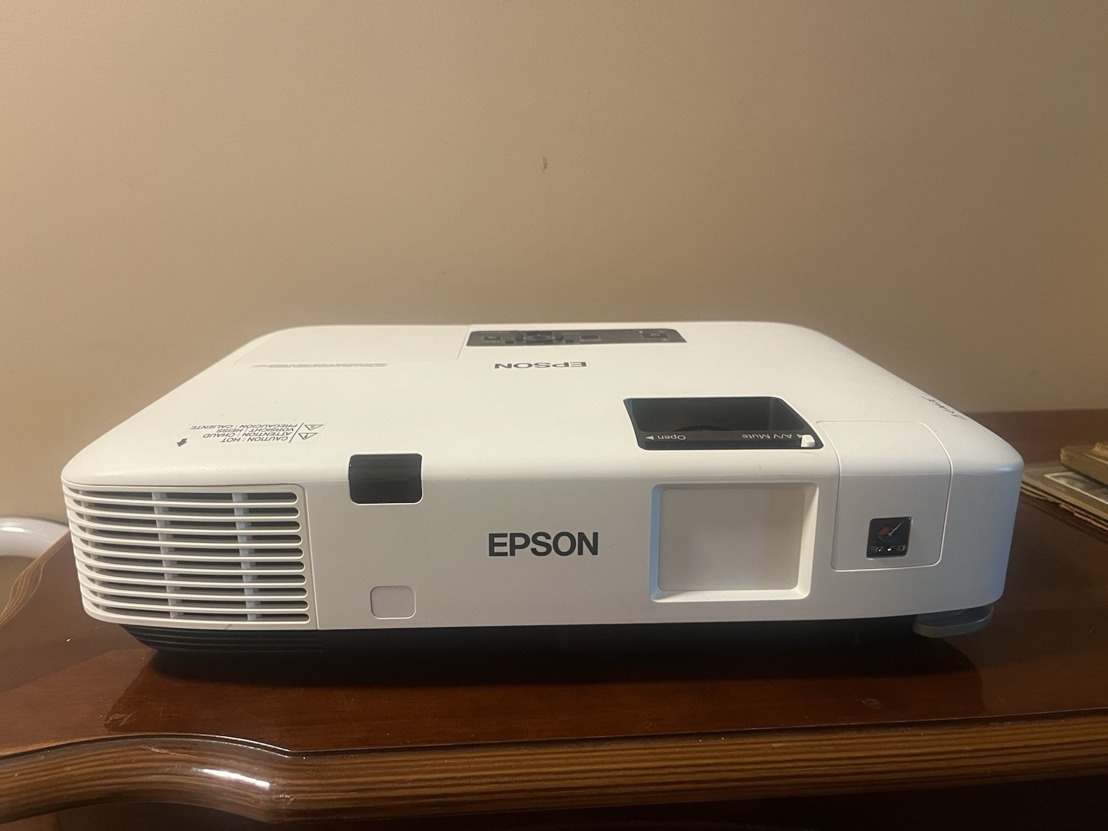 Epson LCD Projector Model H326A No Cords