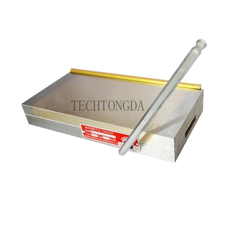 6x12inch Permanent Magnetic Chuck 100-120N/cm² Magnetic Force Fine Pole Rectangu
