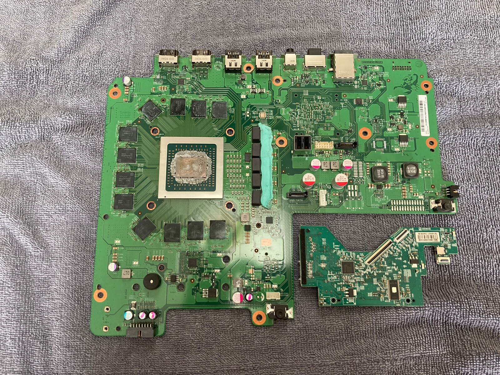Microsoft Xbox One X Motherboard (Bad Retimer Chip?)