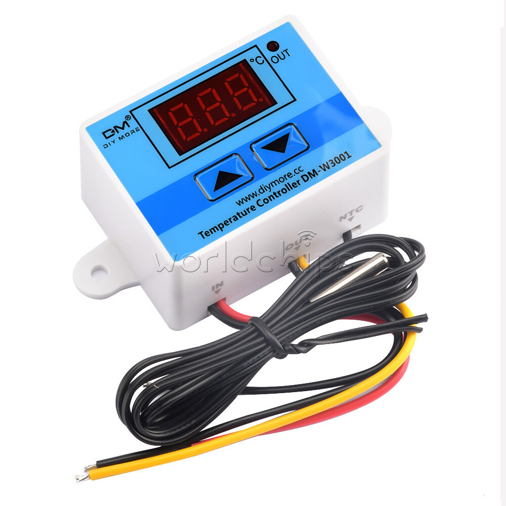 AC 220V w3001 LED Temperature Controller 10A Thermostat Control Switch Probe