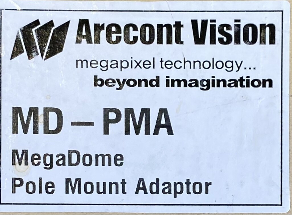 ARECONT VISION MD-PMA MEGADOME POLE MOUNT ADAPTOR