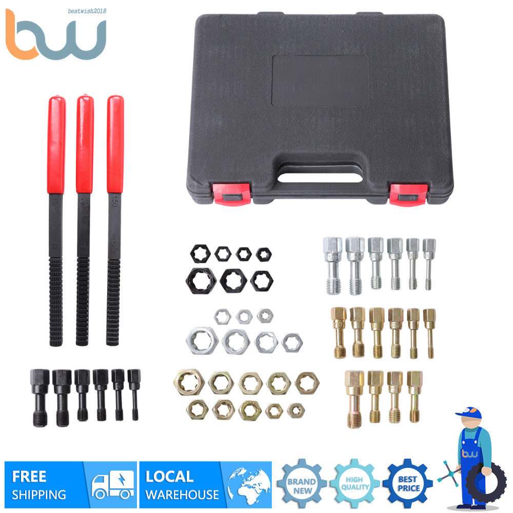 Thread Repair Tool Set UNC UNF Metric Thread Restorer Tool Rethreading 49 Pieces