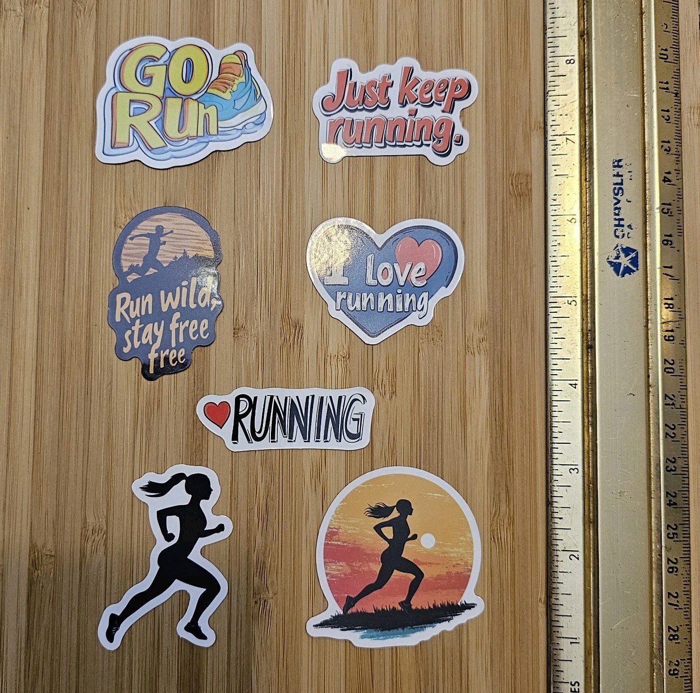 JOG RUN JOGGER RUNNER JOGGERS RUNNING SHOE LONG DISTANCE SPRINT STICKERS LOT S89