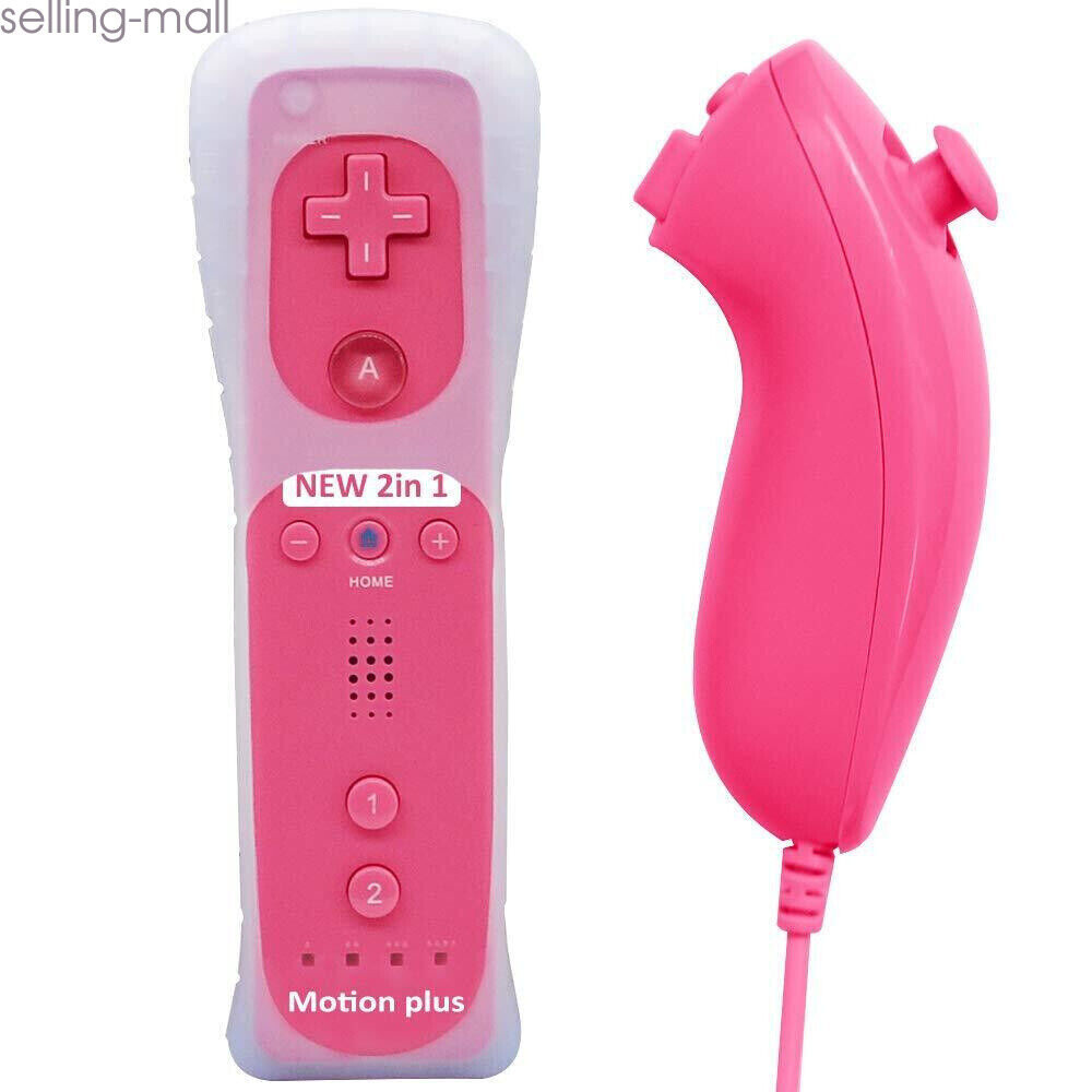 Wireless Wii Remote Nunchuck Controller Motion Plus For Nintendo Wii Wii U