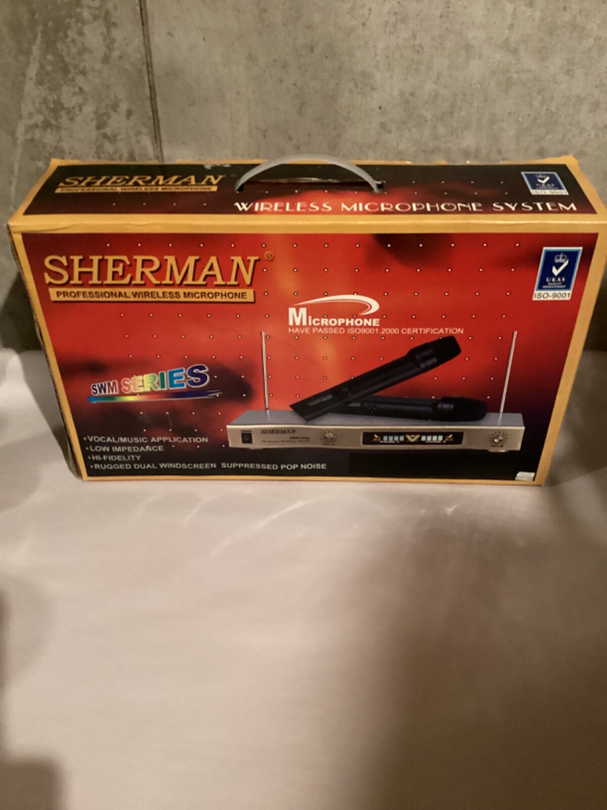 Sherman SWM-2300 Wireless Microphone System with 2 Handheld Microphone