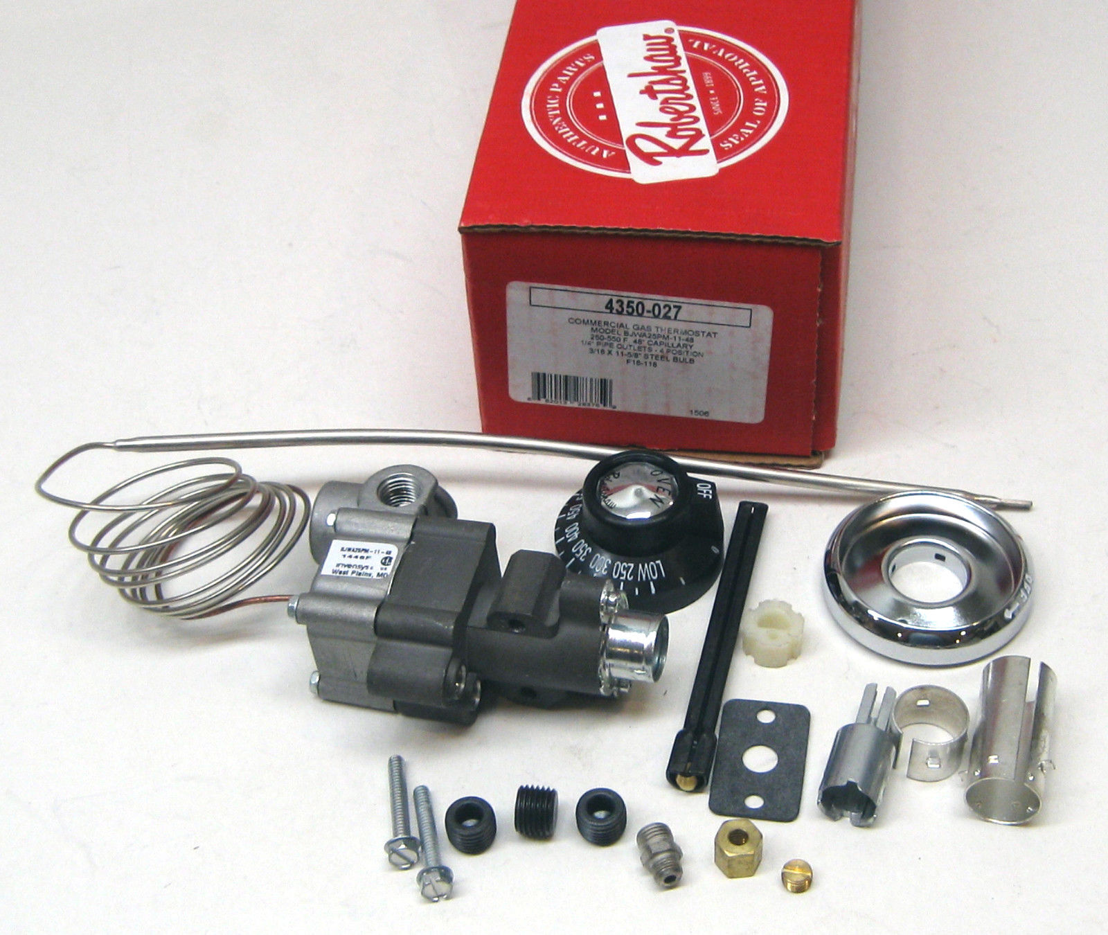 4350-027 Robertshaw Commercial Gas Oven Thermostat for BJWA 46-1037 1035699
