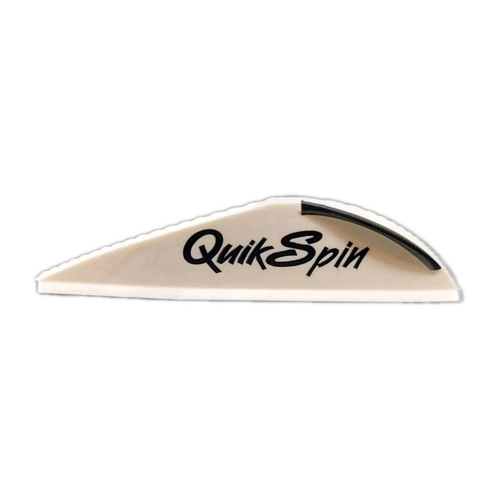 100 Pack NAP Quik Spin 1.5" Premium Performance Arrow Vanes: White