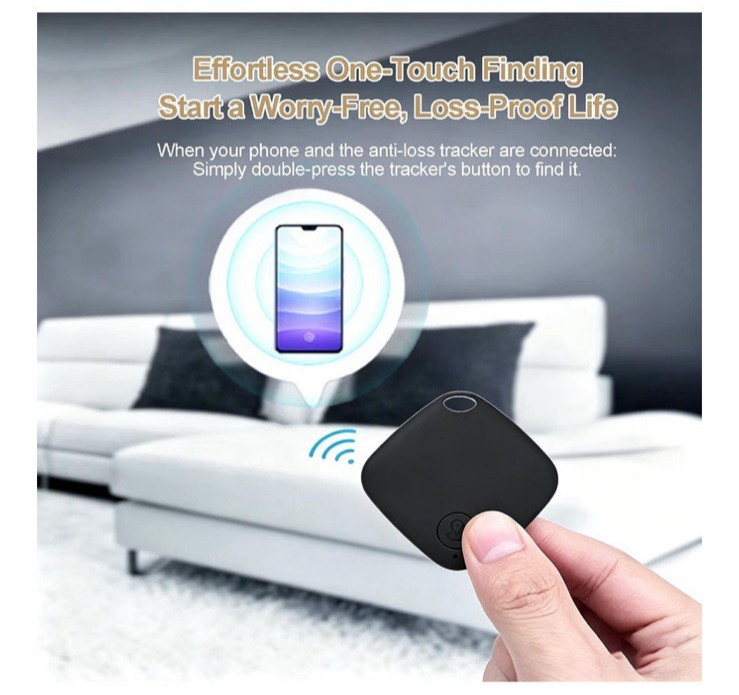 iTagPro Smart Air Tag for Android & Apple GPS Tracker Black New