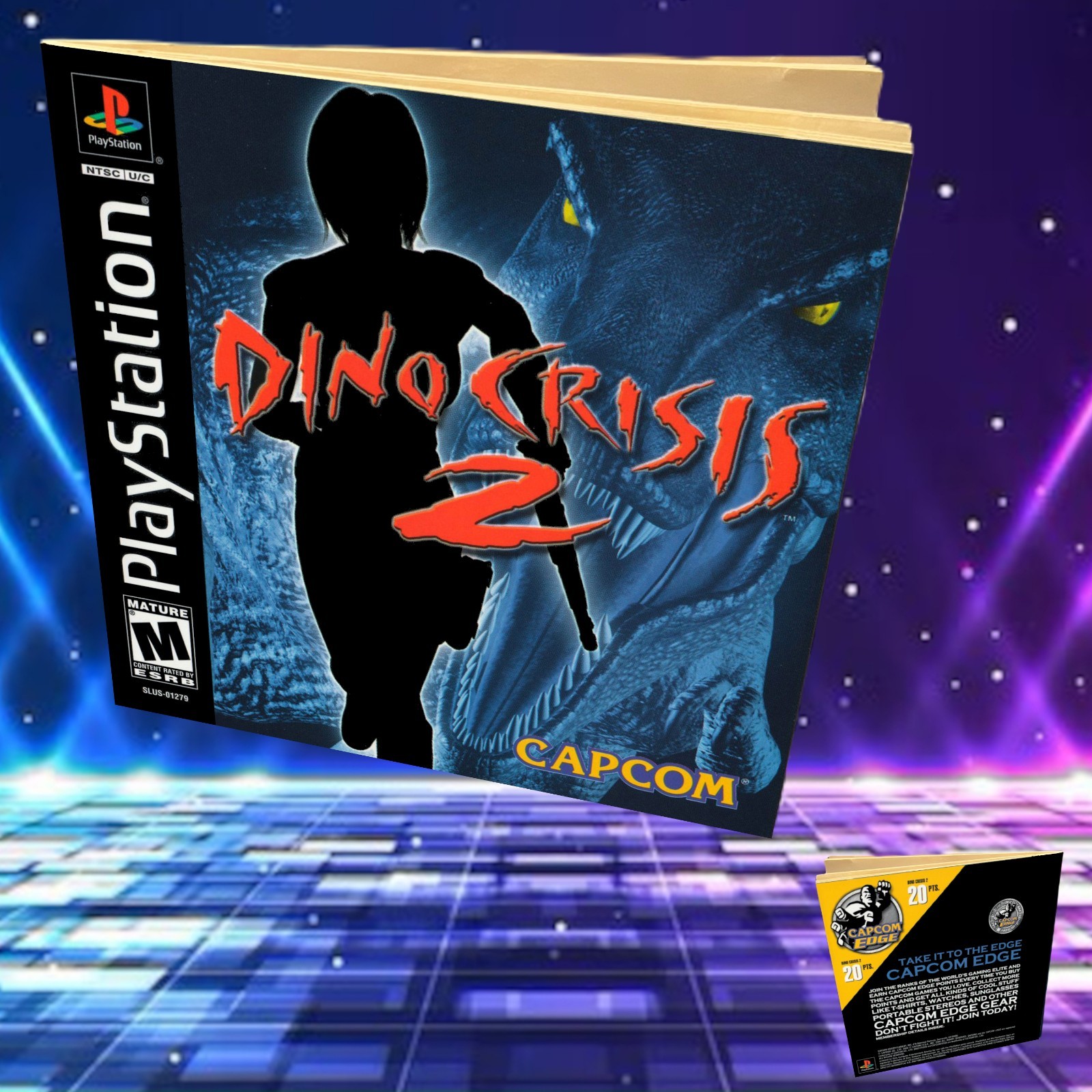 Replacement Manual for - Dino Crisis 2 - Sony PS1 Instruction Booklet
