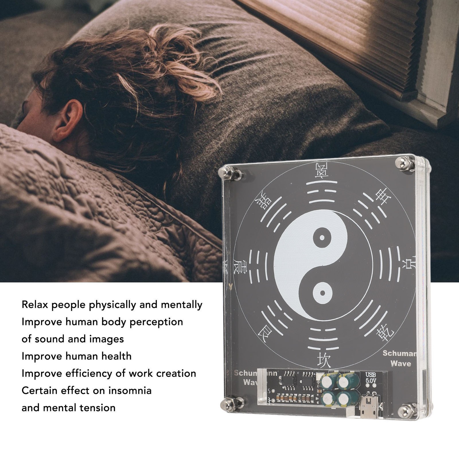 Wave Generator 7.83Hz Pulse Resonance Audio Resonator (USB5V)