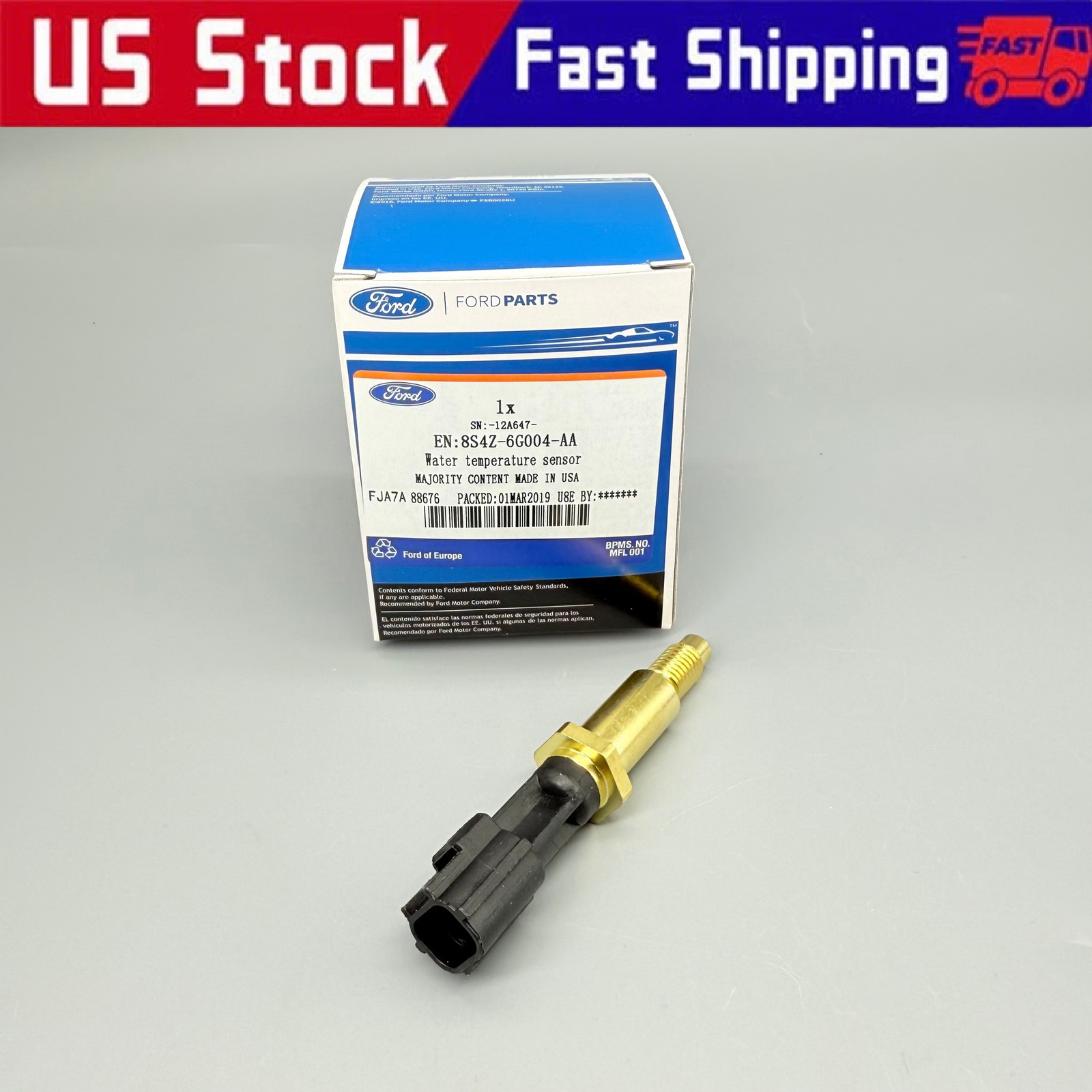 8S4Z-6G004-A Engine Cylinder Head Temperature Sensor 2.0L 2.3L 2.5L