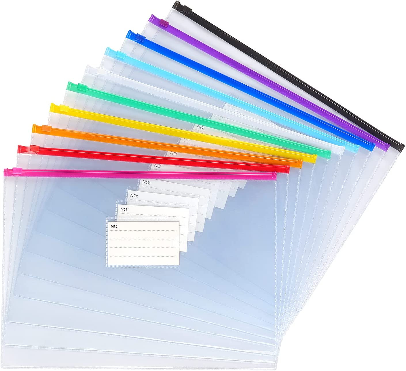 Tamaki 10 Pack Plastic Envelope Poly Zip Envelop Plastic Envelopes Files Zipper