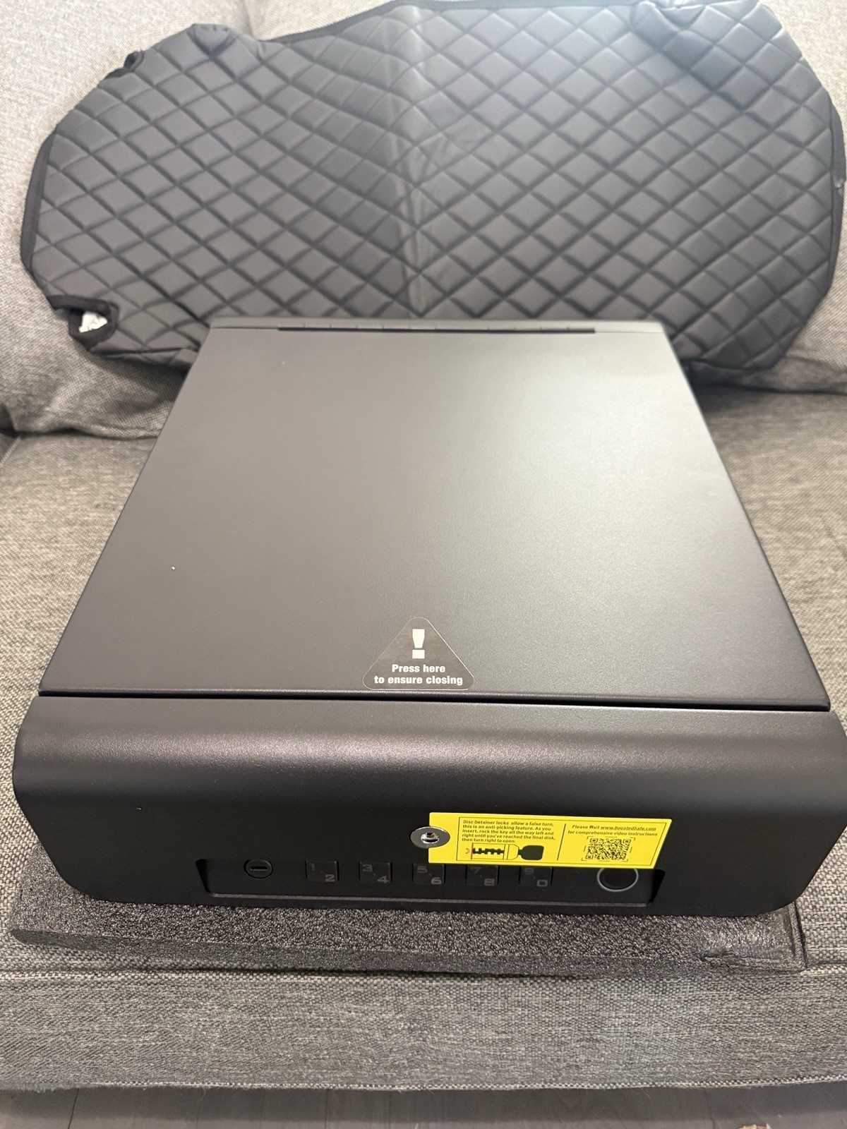 BoostedSafe Elite: Fingerprint, Key & Digital Combo Open Box