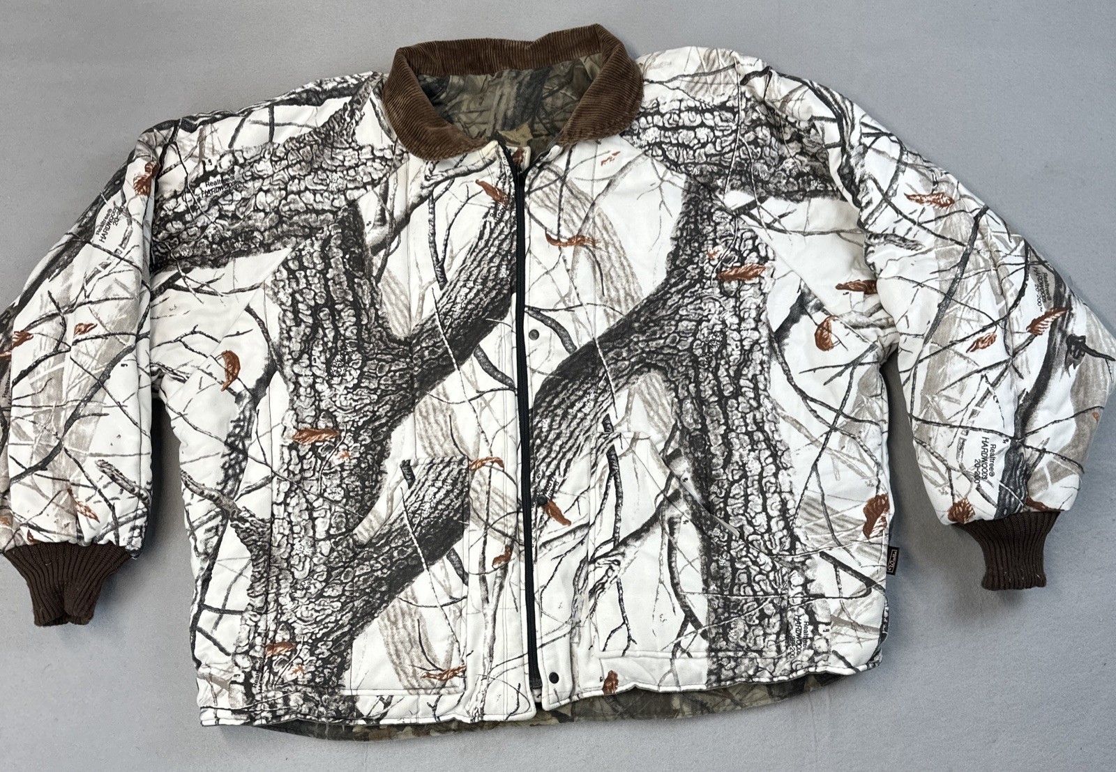 Walls Reversible Realtree Hardwood 20-200 Camo Hunting Jacket Mens Size XL Coat