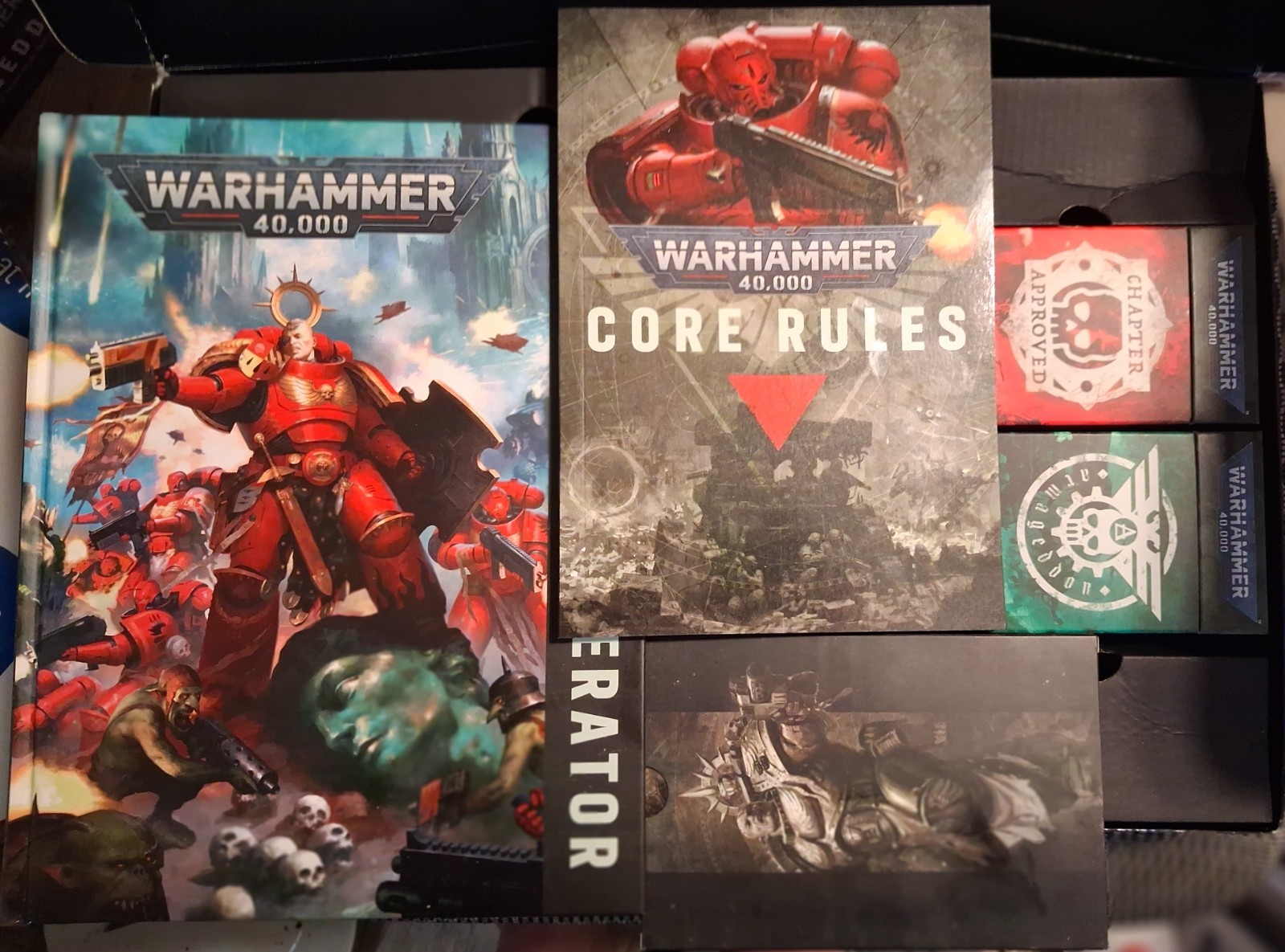 Warhammer 40k 11th Ed. Armageddon: Core Rules Book, Cards, etc.