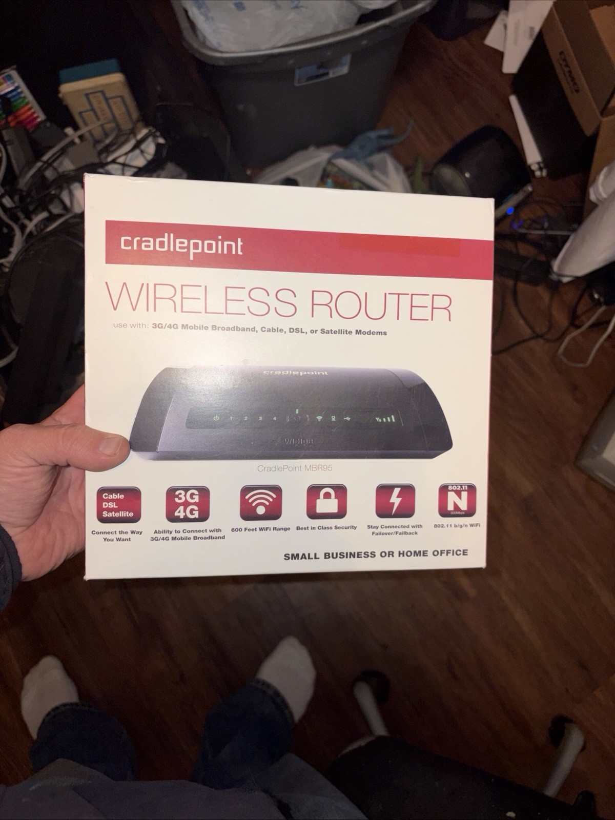 CradlePoint MBR95 Black Wireless Router