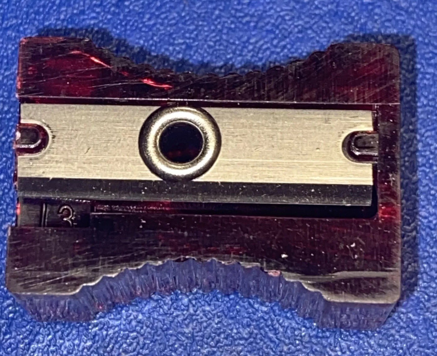 Vintage Red Plastic Pencil Sharpeners No# 502 PAT D.146197 Made In USA