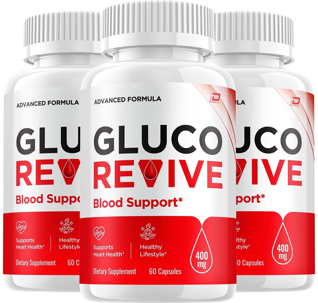 (3 Pack) Gluco Revive Capsules - GlucoRevive All Natural, Glyco Optimizer