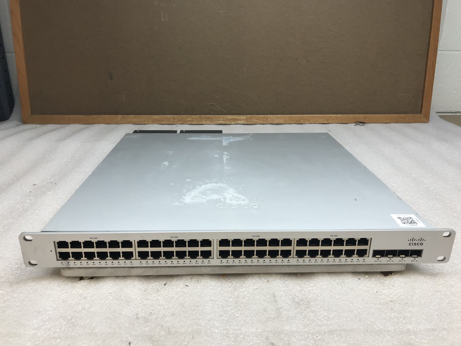 Cisco Meraki MS350-48FP 48-Port Gigabit Ethernet Switch PoE Dual PSU Unclaimed