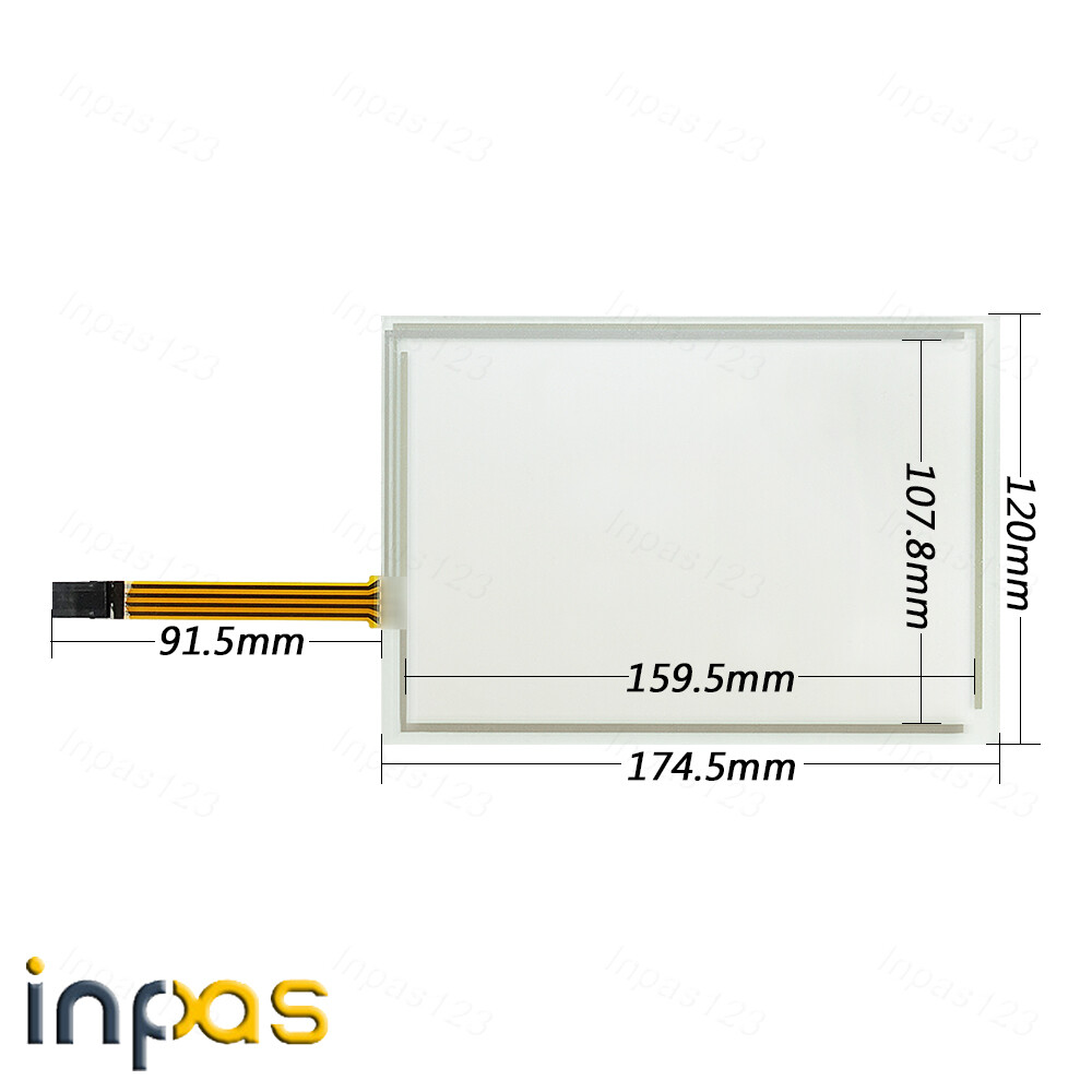 1x Touch screen glass FOR TPI#1189-002 REV B QSI# N03-56 REV2 VERSATOUC 1330-081