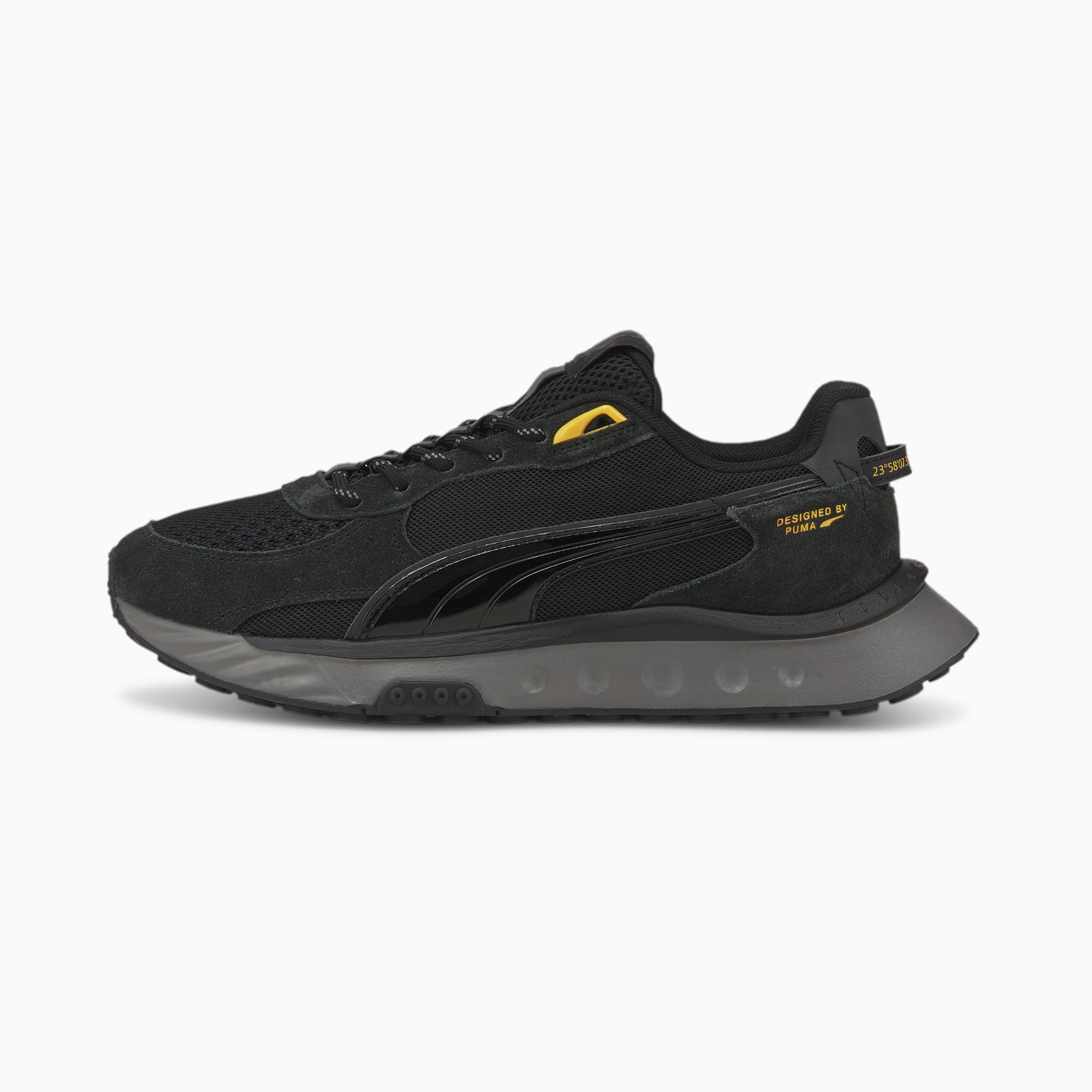 Puma Neymar Jr. Wild Rider Black Sneakers - Puma Black-CASTLEROCK