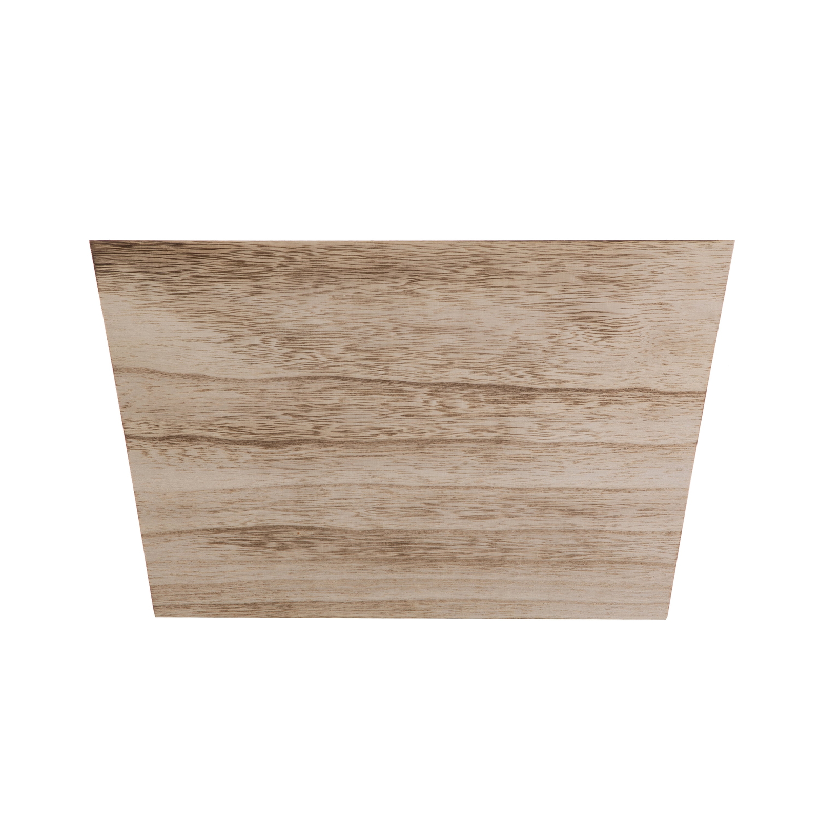 Medium Natural Wood Storage Bin, 2 Pack
