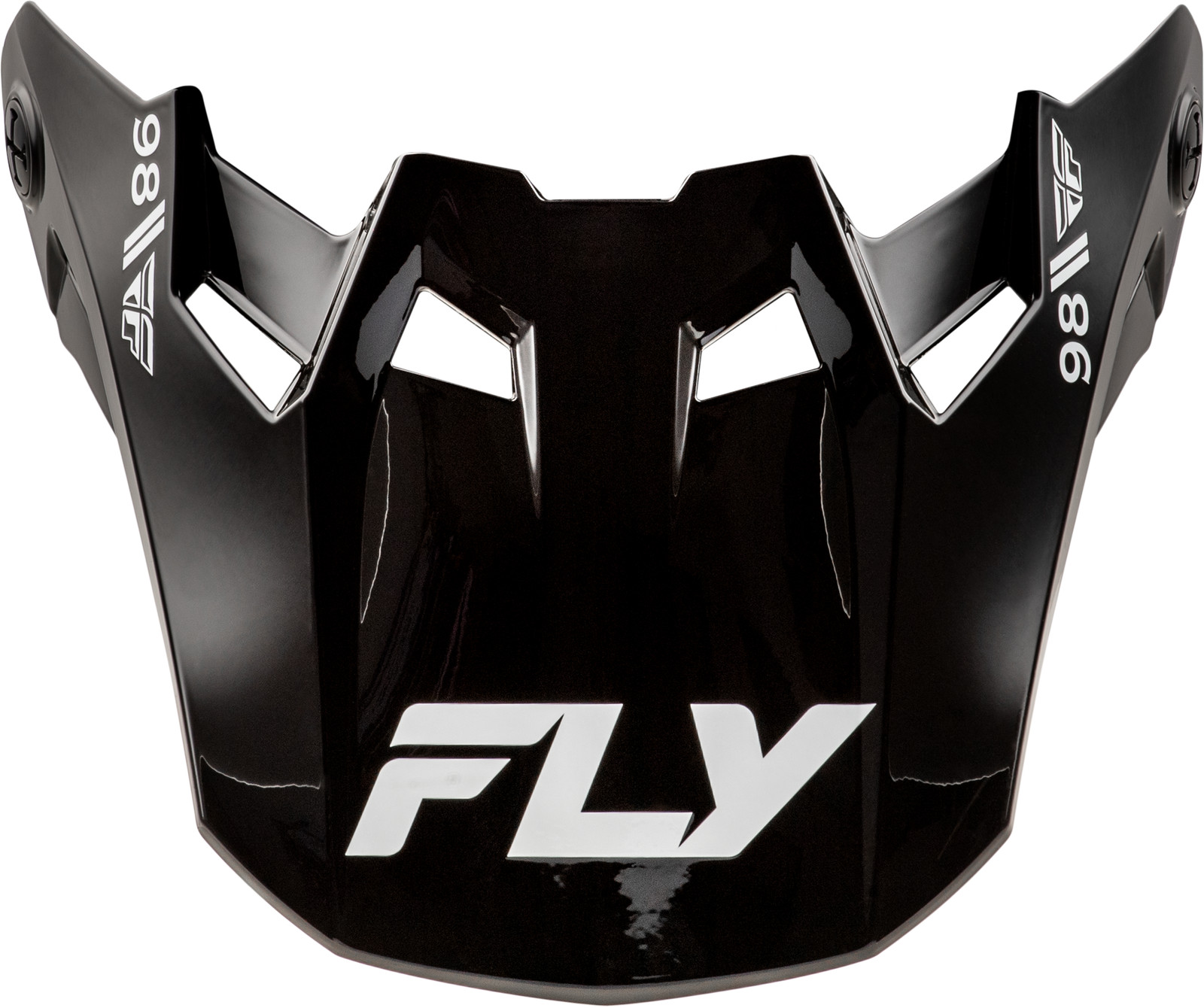 FLY RACING - Formula Cc Objective Visor Black/White Yl/Sm | 73-4361