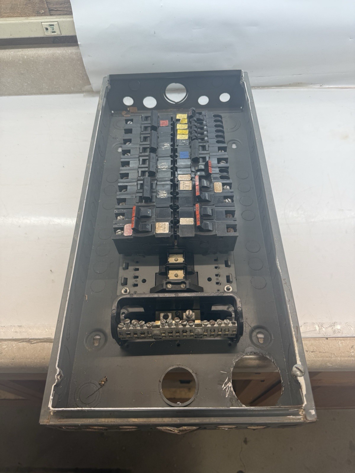 Federal Pacific Panel With Breakers
