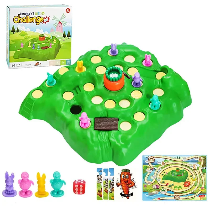 Turtle Rabbit Race Game – Fun Desktop Toy for Kids