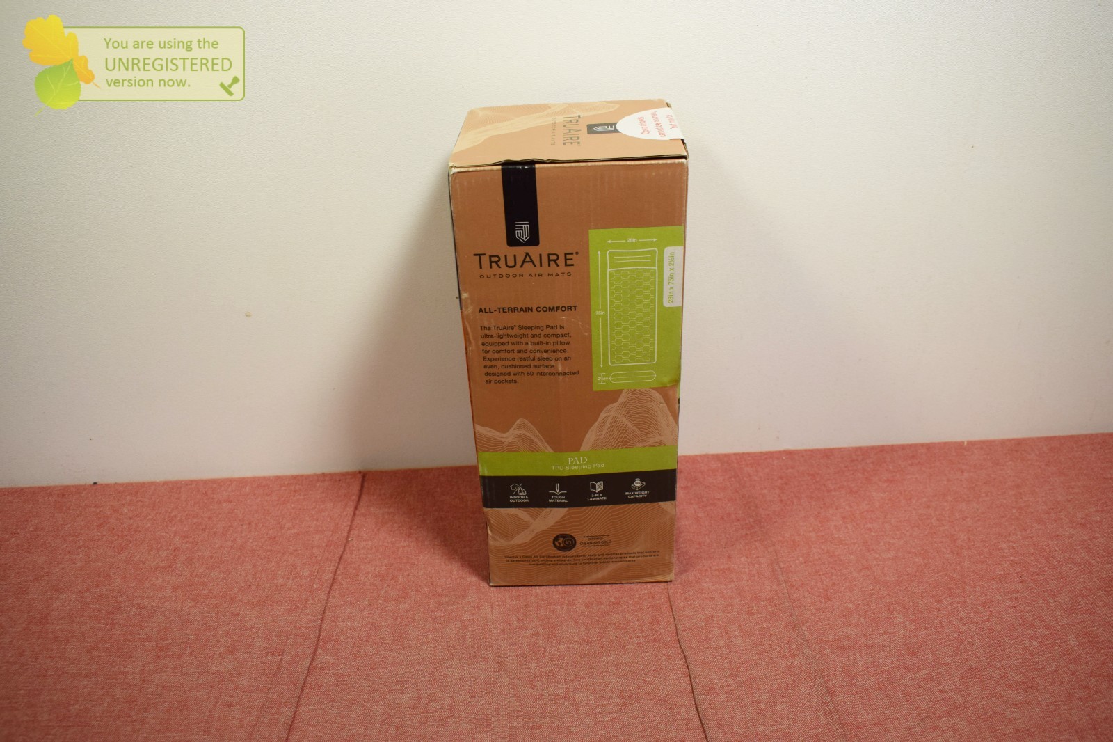 Intex TPU Cot Camping Sleeping Mat with Hand Held Mini USB Pump