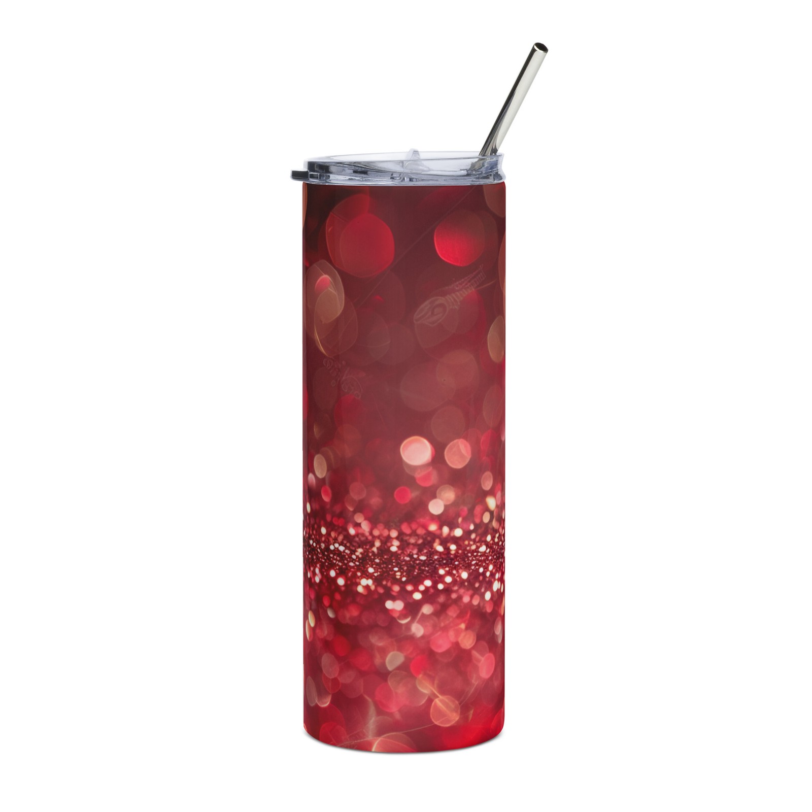 Glitter Ruby Stainless steel tumbler