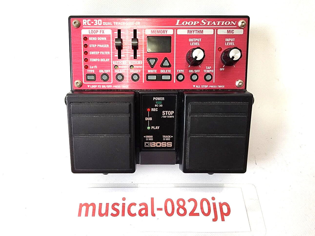 Boss RC-30 Loop Station Looper Sampler Effects Pedal