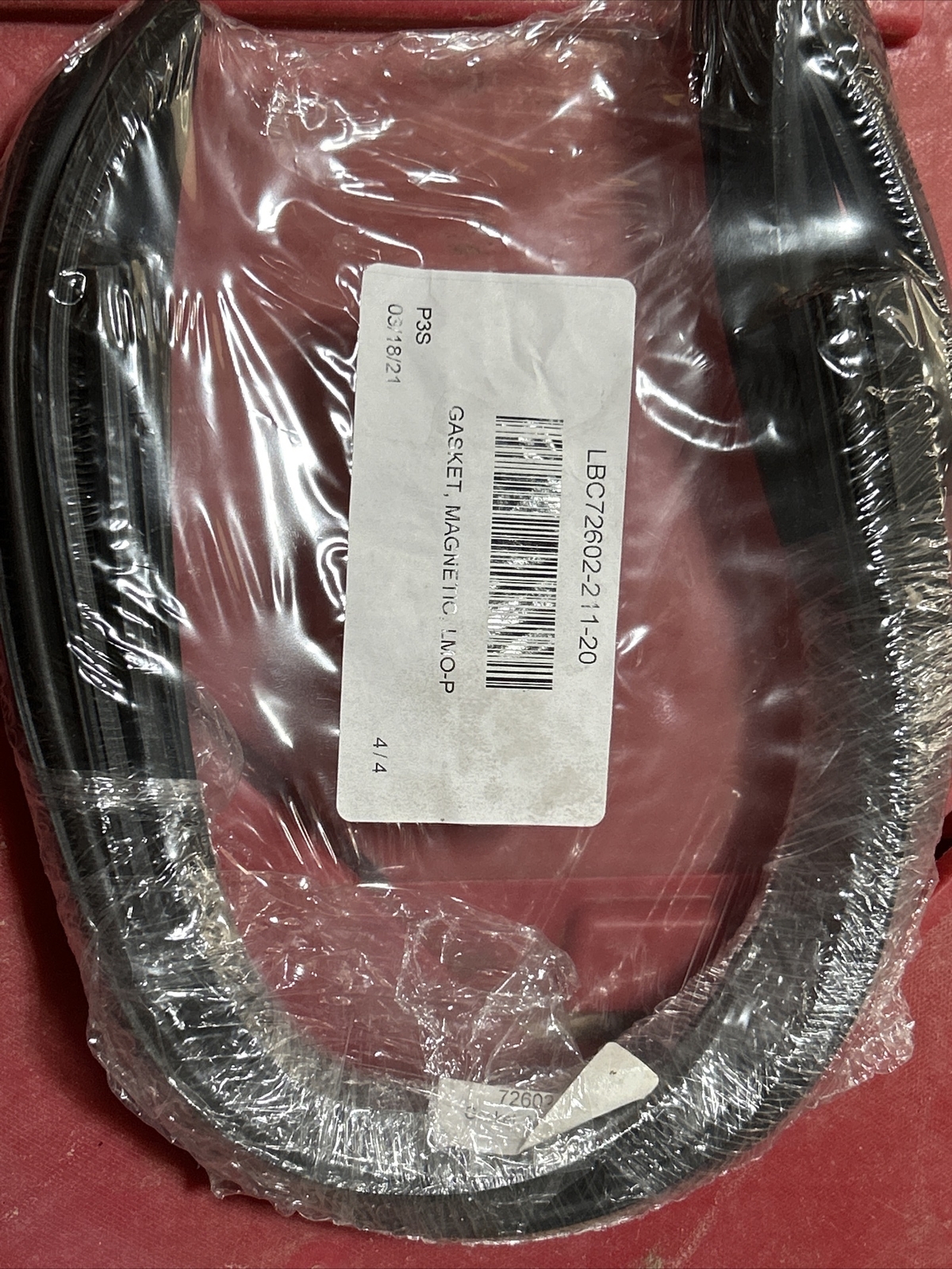 LBC72602-211-20 Gasket, LMO-P Bakery Equipment Gasket
