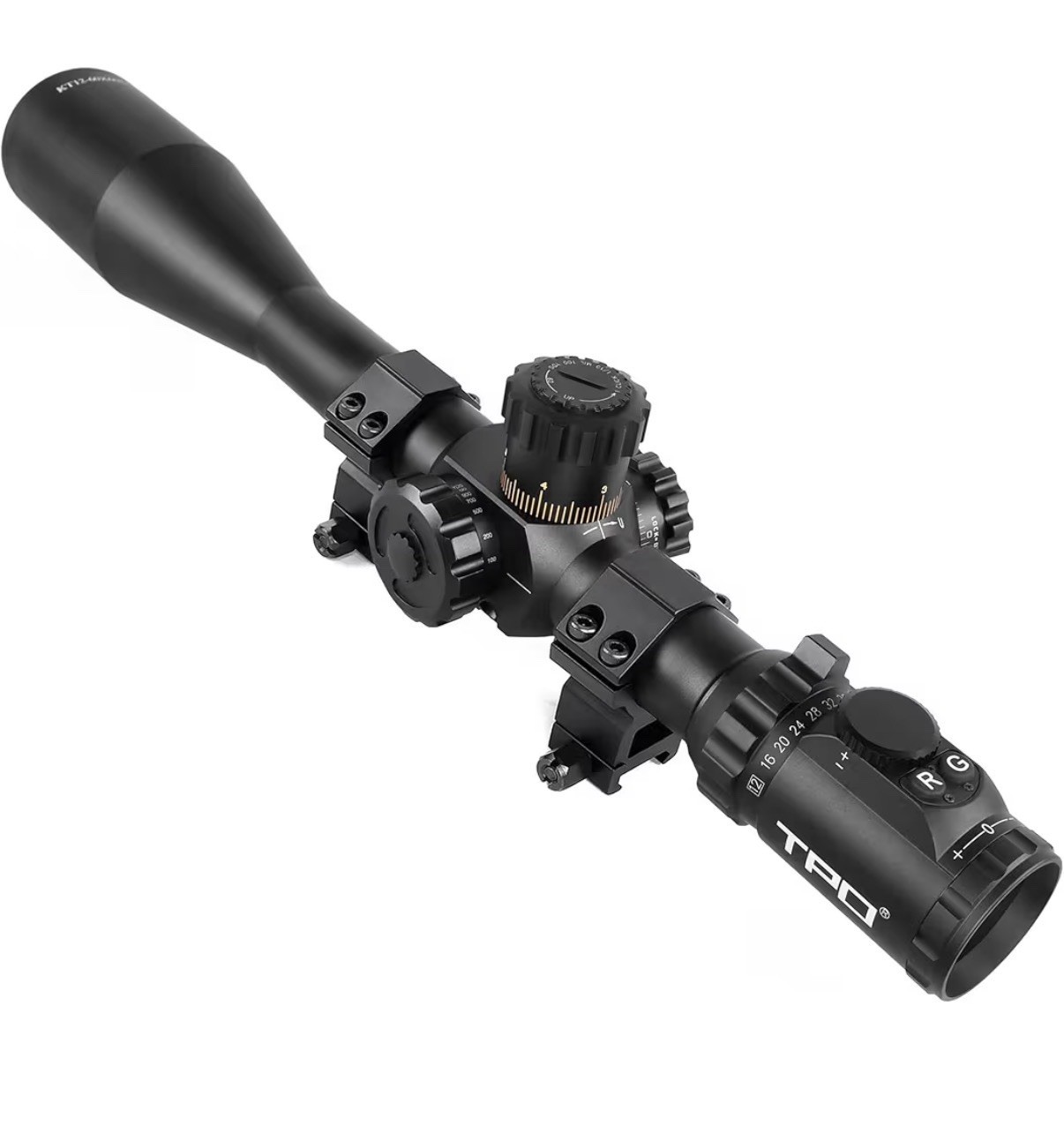 TPO Texas Precision Optics KT 12-60X60SAL Long Range Rifle Scope 35mm Tube