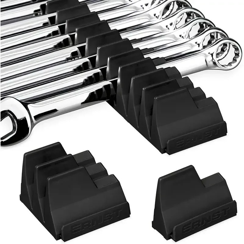 Magnetic Wrench Organizer Rack 23PCS ToolBox Widget Pro Vertical ABS Tray
