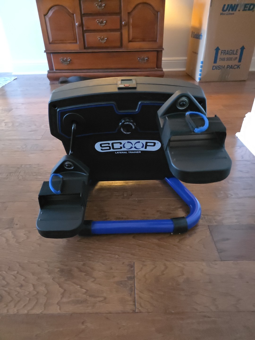 Scoop Lateral Trainer Recumbent Under Desk Exercise Portable Computer Tracker