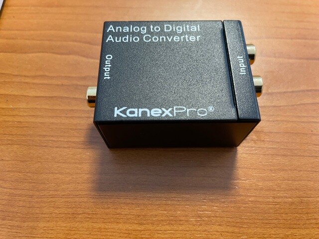 KanexPro analog to digital audio converter RCA Toslink S/PDIF incl. PSU origi...