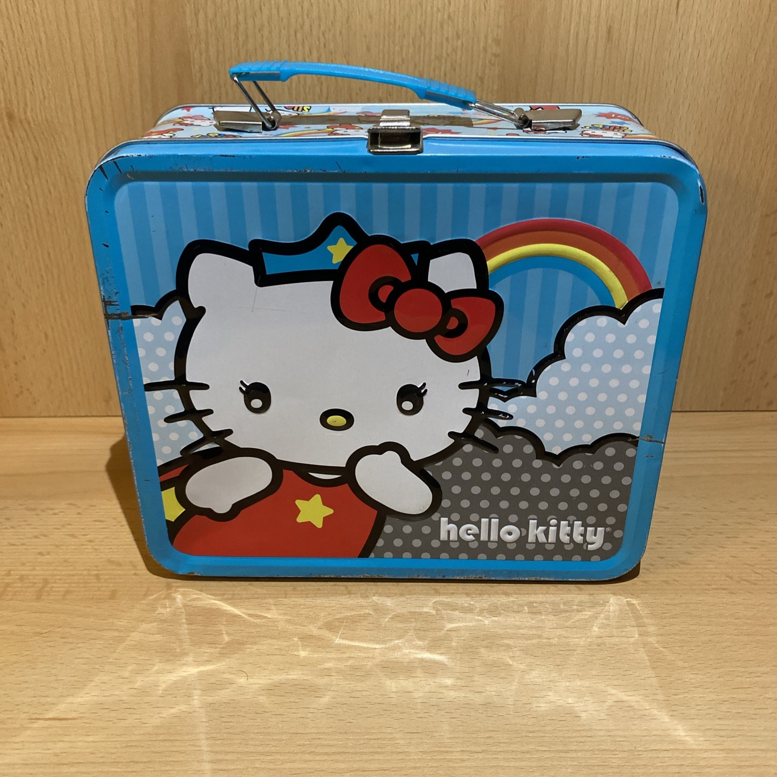 Hello Kitty Loungefly Super Cute Blue Lunch Box 2010