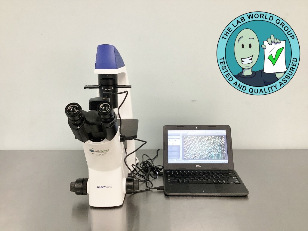 Fisherbrand Inverted Microscope TESTED with Warranty SEE VIDEO