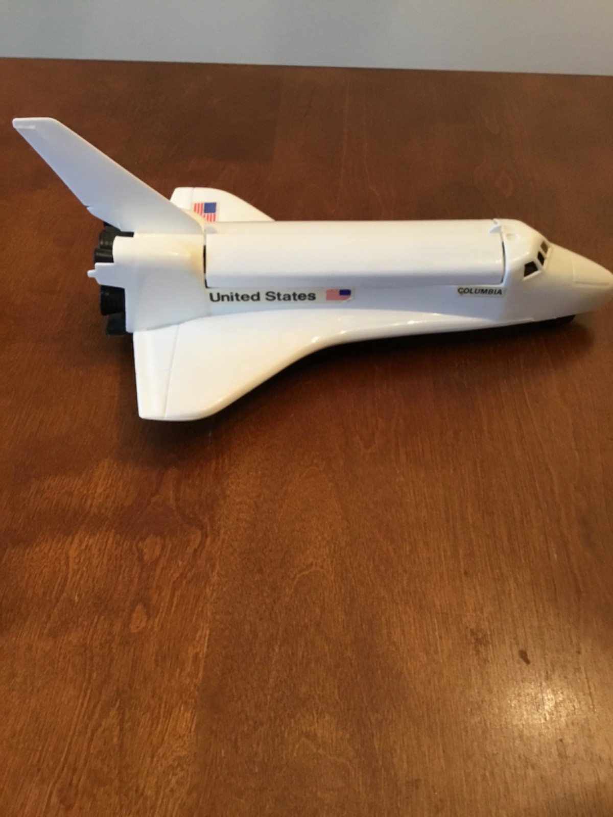 Vintage 1990's NASA Discovery Space Shuttle Columbia . 11 1/2 Inches Plastic Toy